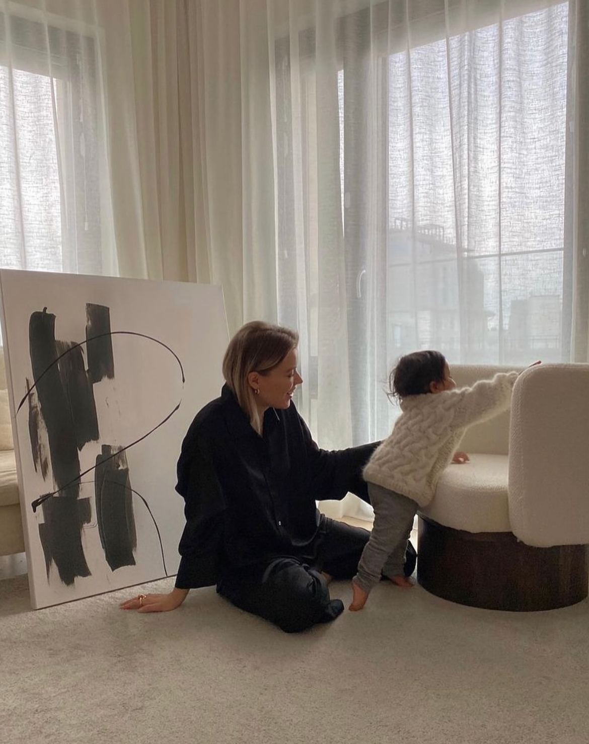 ’Morning walk on the beach’ 